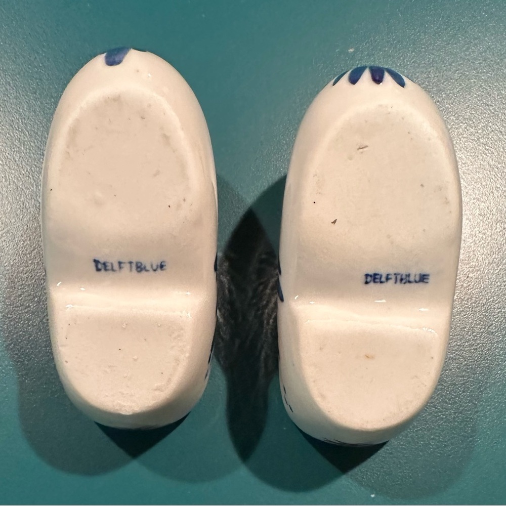Vintage Delft Blue clogs - Picture 3 of 3